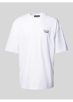T-shirt o kroju oversized z nadrukiem z logo model ‘LANDON’ ze sklepu Peek&Cloppenburg  w kategorii T-shirty męskie - zdjęcie 173553891