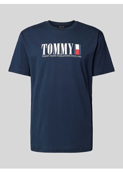 T-shirt z nadrukiem z logo ze sklepu Peek&Cloppenburg  w kategorii T-shirty męskie - zdjęcie 173554054