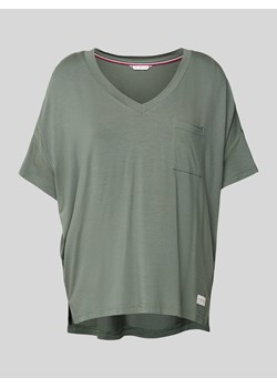 T-shirt z kieszenią na piersi ze sklepu Peek&Cloppenburg  w kategorii Bluzki damskie - zdjęcie 173554070