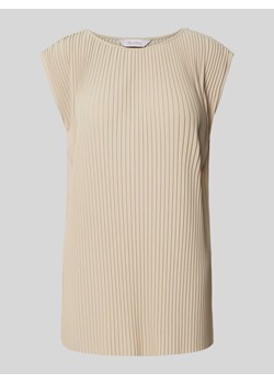 Top bluzkowy z plisami model ‘CAMBUSA’ ze sklepu Peek&Cloppenburg  w kategorii Bluzki damskie - zdjęcie 173554081