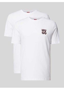 T-shirt z nadrukiem z logo model ‘Dimento’ ze sklepu Peek&Cloppenburg  w kategorii Podkoszulki męskie - zdjęcie 173554200