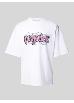 T-shirt o kroju oversized z nadrukiem z logo model ‘BREEN’ ze sklepu Peek&Cloppenburg  w kategorii T-shirty męskie - zdjęcie 173554232