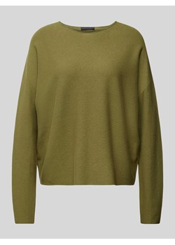 Sweter z dzianiny z okrągłym dekoltem model ‘MELISE’ ze sklepu Peek&Cloppenburg  w kategorii Swetry damskie - zdjęcie 173554583