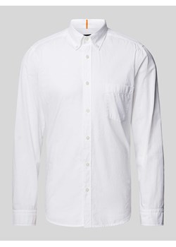 Koszula casualowa o kroju slim fit z kołnierzykiem typu button down model ‘Rickert’ ze sklepu Peek&Cloppenburg  w kategorii Koszule męskie - zdjęcie 173554600