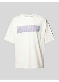 T-shirt o kroju oversized z nadrukiem z logo model ‘WAVES’ ze sklepu Peek&Cloppenburg  w kategorii T-shirty męskie - zdjęcie 173554632