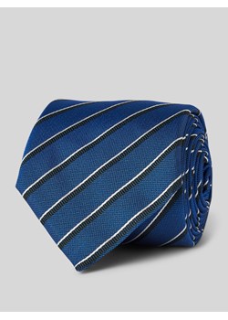 Krawat z detalem z logo ze sklepu Peek&Cloppenburg  w kategorii Krawaty - zdjęcie 173554640