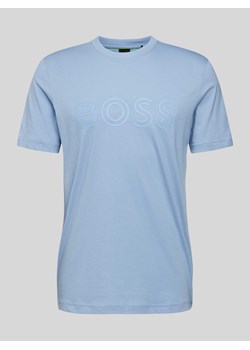 T-shirt z nadrukiem z logo ze sklepu Peek&Cloppenburg  w kategorii T-shirty męskie - zdjęcie 173554654