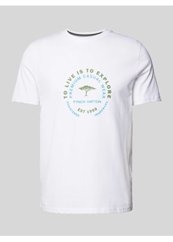 T-shirt z nadrukiem z logo ze sklepu Peek&Cloppenburg  w kategorii T-shirty męskie - zdjęcie 173554680