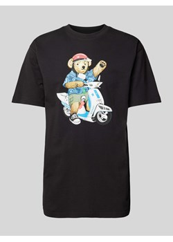 T-shirt z okrągłym dekoltem model ‘LIVING THE DREAM’ ze sklepu Peek&Cloppenburg  w kategorii T-shirty męskie - zdjęcie 173554814