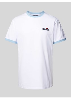 T-shirt z wyhaftowanym logo model ‘Meduno’ ze sklepu Peek&Cloppenburg  w kategorii T-shirty męskie - zdjęcie 173554912