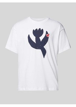 T-shirt z okrągłym dekoltem ze sklepu Peek&Cloppenburg  w kategorii T-shirty męskie - zdjęcie 173554933