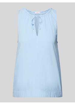 Bluzka z wiskozy z marszczeniem ze sklepu Peek&Cloppenburg  w kategorii Bluzki damskie - zdjęcie 173554982
