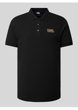 Koszulka polo z nadrukiem z logo ze sklepu Peek&Cloppenburg  w kategorii T-shirty męskie - zdjęcie 173555321