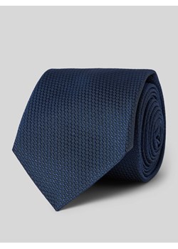 Krawat z detalem z logo ze sklepu Peek&Cloppenburg  w kategorii Krawaty - zdjęcie 173555454