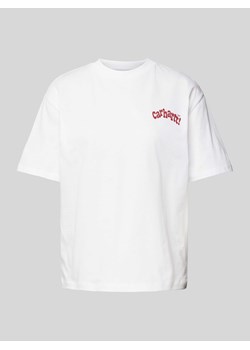 T-shirt o kroju oversized z nadrukiem z logo model ‘AMOUR’ ze sklepu Peek&Cloppenburg  w kategorii Bluzki damskie - zdjęcie 173555480