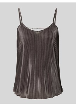 Top na ramiączkach z plisami model ‘NISHE’ ze sklepu Peek&Cloppenburg  w kategorii Bluzki damskie - zdjęcie 173555510