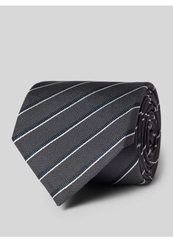 Krawat z detalem z logo ze sklepu Peek&Cloppenburg  w kategorii Krawaty - zdjęcie 173555532