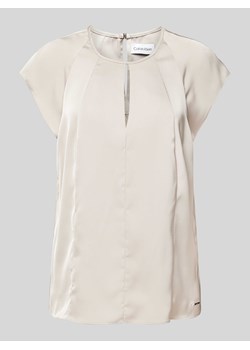 Bluzka z wycięciem w kształcie łezki ze sklepu Peek&Cloppenburg  w kategorii Bluzki damskie - zdjęcie 173555561