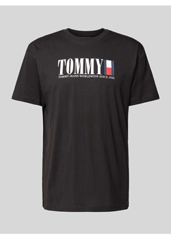 T-shirt z nadrukiem z logo ze sklepu Peek&Cloppenburg  w kategorii T-shirty męskie - zdjęcie 173555564