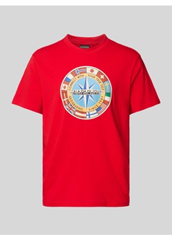 T-shirt z okrągłym dekoltem model 'BIG FLAG’ ze sklepu Peek&Cloppenburg  w kategorii T-shirty męskie - zdjęcie 173555692