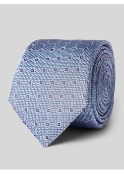 Krawat z detalem z logo ze sklepu Peek&Cloppenburg  w kategorii Krawaty - zdjęcie 173555851