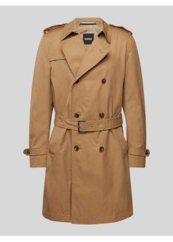 Płaszcz z listwą guzikową model ‘Hyde’ ze sklepu Peek&Cloppenburg  w kategorii Płaszcze męskie - zdjęcie 173555963