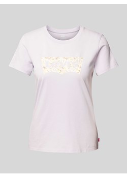 T-shirt z nadrukiem z logo ze sklepu Peek&Cloppenburg  w kategorii Bluzki damskie - zdjęcie 173555983