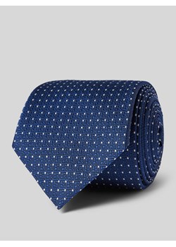 Krawat z detalem z logo ze sklepu Peek&Cloppenburg  w kategorii Krawaty - zdjęcie 173556000