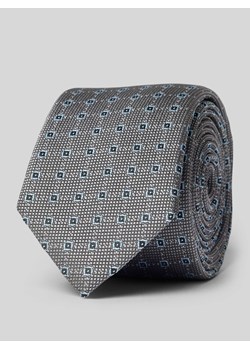 Krawat ze wzorem na całej powierzchni ze sklepu Peek&Cloppenburg  w kategorii Krawaty - zdjęcie 173556091