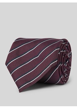 Krawat z detalem z logo ze sklepu Peek&Cloppenburg  w kategorii Krawaty - zdjęcie 173556094