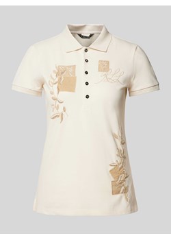 Koszulka polo kroju regular fit z naszywkami model ‘KIEWICK’ ze sklepu Peek&Cloppenburg  w kategorii Bluzki damskie - zdjęcie 173556123
