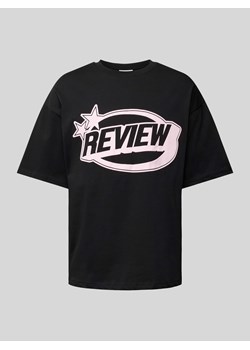 T-shirt o kroju oversized z nadrukiem z logo ze sklepu Peek&Cloppenburg  w kategorii T-shirty męskie - zdjęcie 173556142