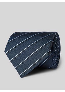 Krawat z detalem z logo ze sklepu Peek&Cloppenburg  w kategorii Krawaty - zdjęcie 173556200