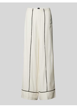 Spodnie od piżamy z wyhaftowanym logo model ‘Brenda’ ze sklepu Peek&Cloppenburg  w kategorii Piżamy damskie - zdjęcie 173556201