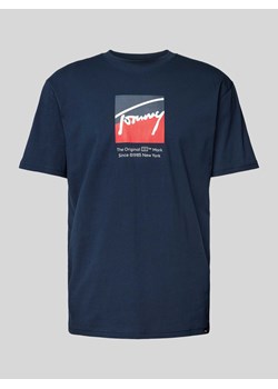 T-shirt o kroju Regular Fit z nadrukiem z logo ze sklepu Peek&Cloppenburg  w kategorii T-shirty męskie - zdjęcie 173556232
