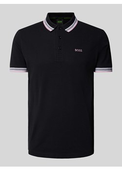Koszulka polo o kroju regular fit z wyhaftowanym logo model ‘PADDY’ ze sklepu Peek&Cloppenburg  w kategorii T-shirty męskie - zdjęcie 173556361