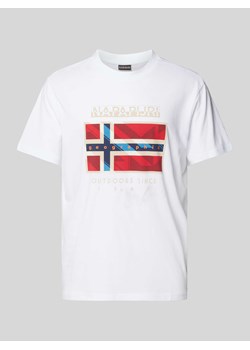 T-shirt z okrągłym dekoltem model 'BIG FLAG’ ze sklepu Peek&Cloppenburg  w kategorii T-shirty męskie - zdjęcie 173556382