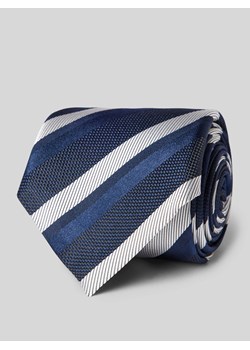 Krawat z detalem z logo ze sklepu Peek&Cloppenburg  w kategorii Krawaty - zdjęcie 173556392