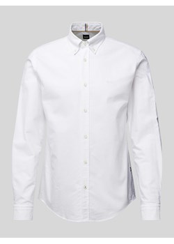 Koszula casualowa o kroju slim fit z wyhaftowanym logo ze sklepu Peek&Cloppenburg  w kategorii Koszule męskie - zdjęcie 173556393