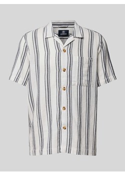 Koszula casualowa o kroju regular fit z kołnierzem z połami ze sklepu Peek&Cloppenburg  w kategorii Koszule męskie - zdjęcie 173556550