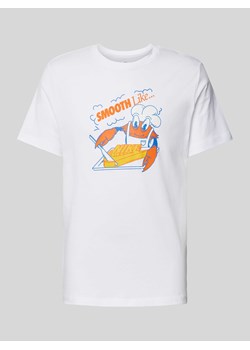 T-shirt z nadrukiem z logo ze sklepu Peek&Cloppenburg  w kategorii T-shirty męskie - zdjęcie 173556583