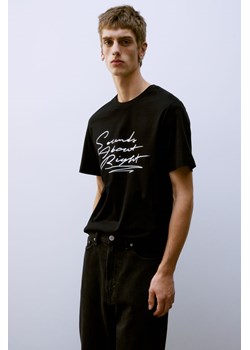 H & M - T-shirt z nadrukiem Regular Fit - Czarny ze sklepu H&M w kategorii T-shirty męskie - zdjęcie 173557313