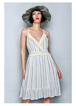 Tarifa Sukienka w kolorze białym ze wzorem ze sklepu Limango Polska w kategorii Sukienki - zdjęcie 173558013