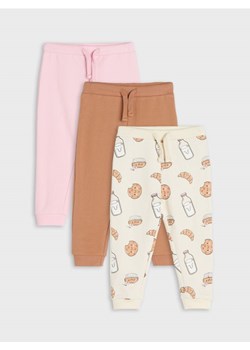 Sinsay - Spodnie 3 pack - różowy ze sklepu Sinsay w kategorii Odzież dla niemowląt - zdjęcie 173558334