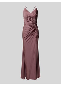 Sukienka wieczorowa z bocznymi marszczeniami ze sklepu Peek&Cloppenburg  w kategorii Sukienki - zdjęcie 173558550