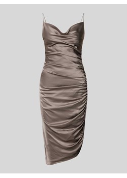 Sukienka koktajlowa o długości do kolan z lejącym dekoltem ze sklepu Peek&Cloppenburg  w kategorii Sukienki - zdjęcie 173558584