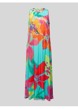 Długa sukienka z okrągłym dekoltem ze sklepu Peek&Cloppenburg  w kategorii Sukienki - zdjęcie 173558673