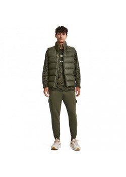 Męskie spodnie dresowe Under Armour UA Rival Fleece Cargo Jogger - khaki ze sklepu Sportstylestory.com w kategorii Spodnie męskie - zdjęcie 173559090