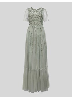 Sukienka wieczorowa z ozdobnym obszyciem ze sklepu Peek&Cloppenburg  w kategorii Sukienki - zdjęcie 173559181