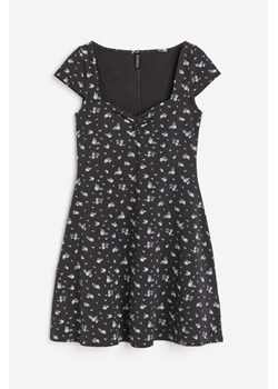 H & M - Dżersejowa sukienka z kapturkowym rękawem - Szary ze sklepu H&M w kategorii Sukienki - zdjęcie 173559202